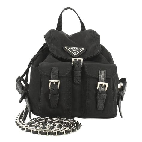 prada mini backpack with chain|mini shoulder bag prada.